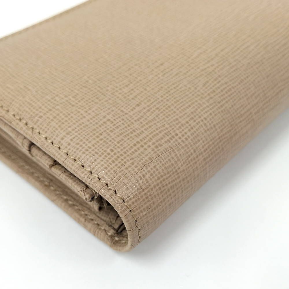 Fendi Bifold Wallet Leather Beige — view 4