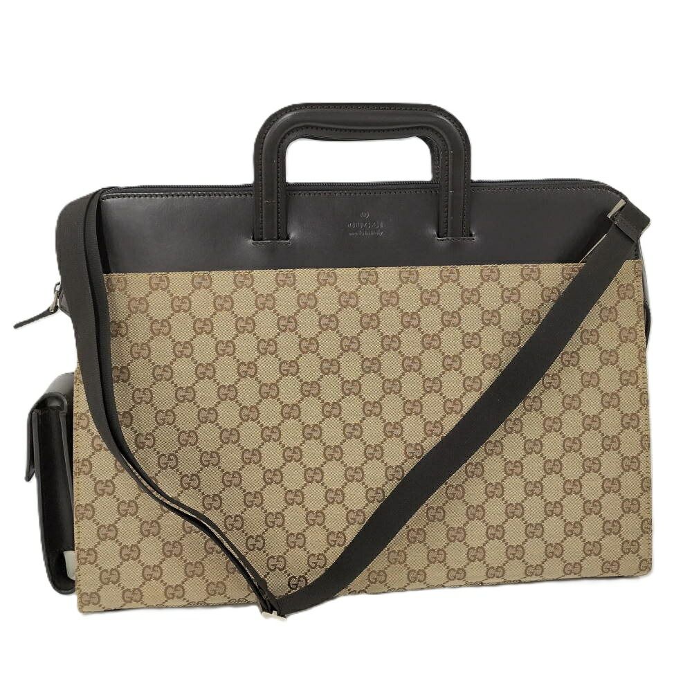 Gucci 2-Way Handbag Briefcase GG Pattern