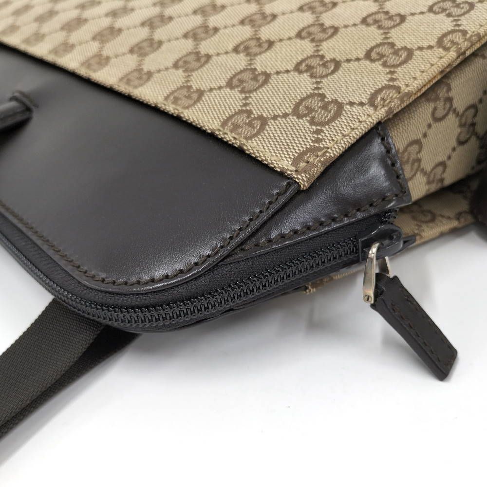 Gucci 2-Way Handbag Briefcase GG Pattern — view 6