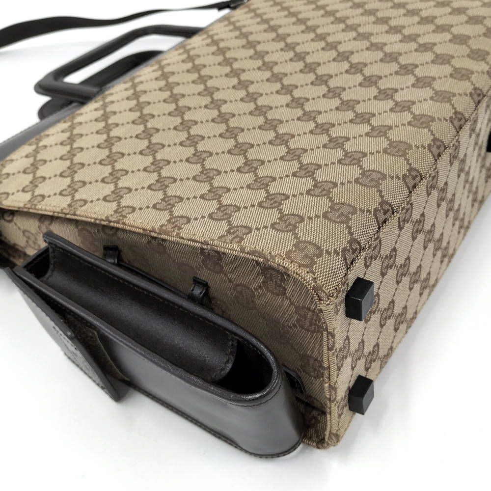 Gucci 2-Way Handbag Briefcase GG Pattern — view 3