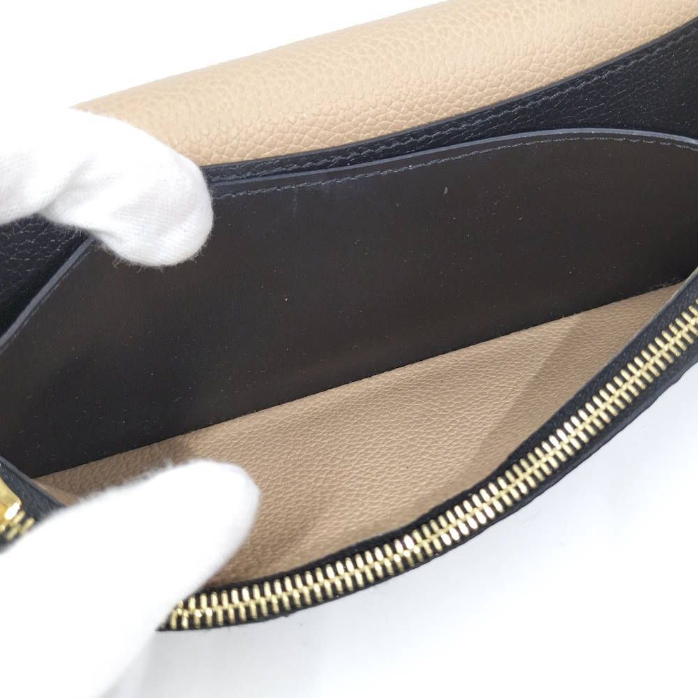 Louis Vuitton Portefeuille Emily Bifold Wallet Monogram Empreinte Noir — view 7