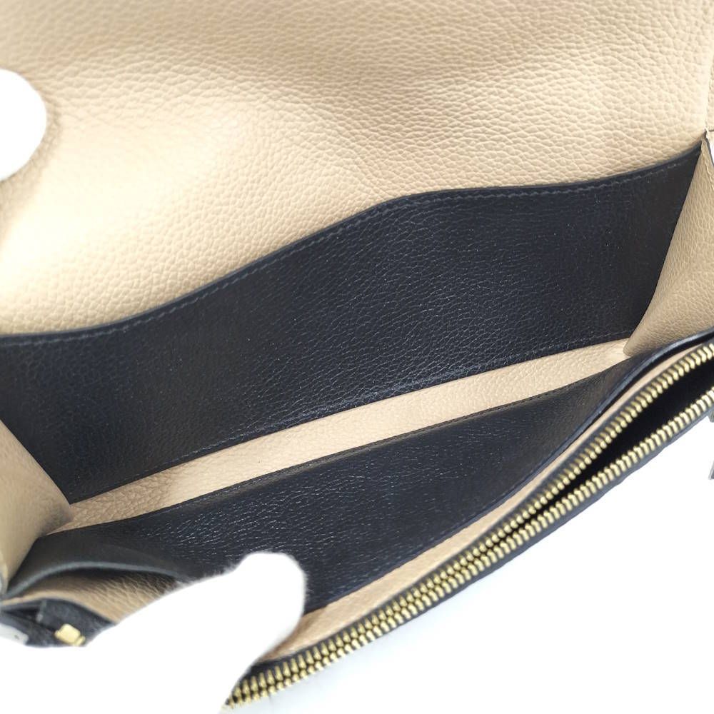 Louis Vuitton Portefeuille Emily Bifold Wallet Monogram Empreinte Noir — view 8