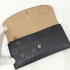 Louis Vuitton Portefeuille Emily Bifold Wallet Monogram Empreinte Noir — view 2