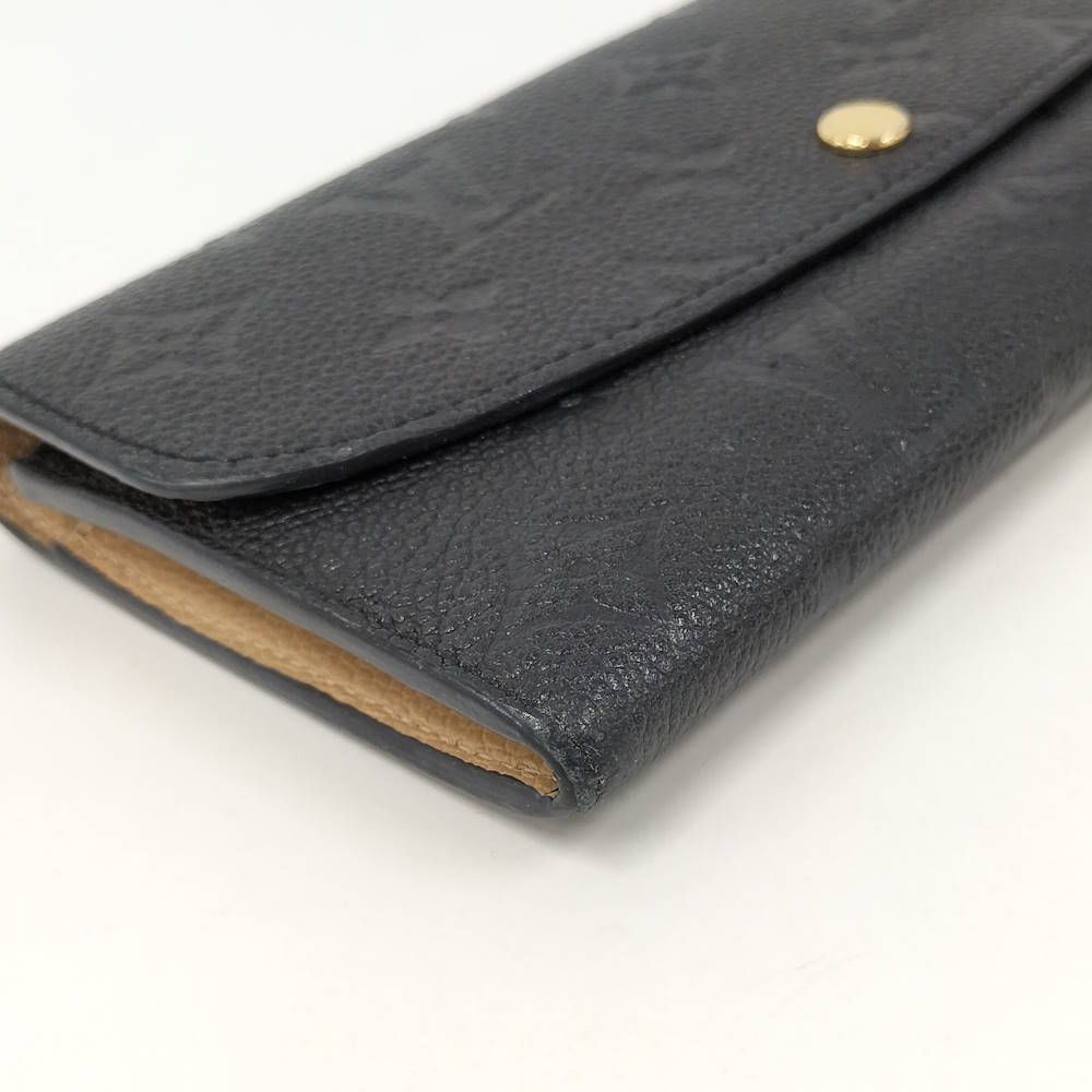 Louis Vuitton Portefeuille Emily Bifold Wallet Monogram Empreinte Noir — view 4