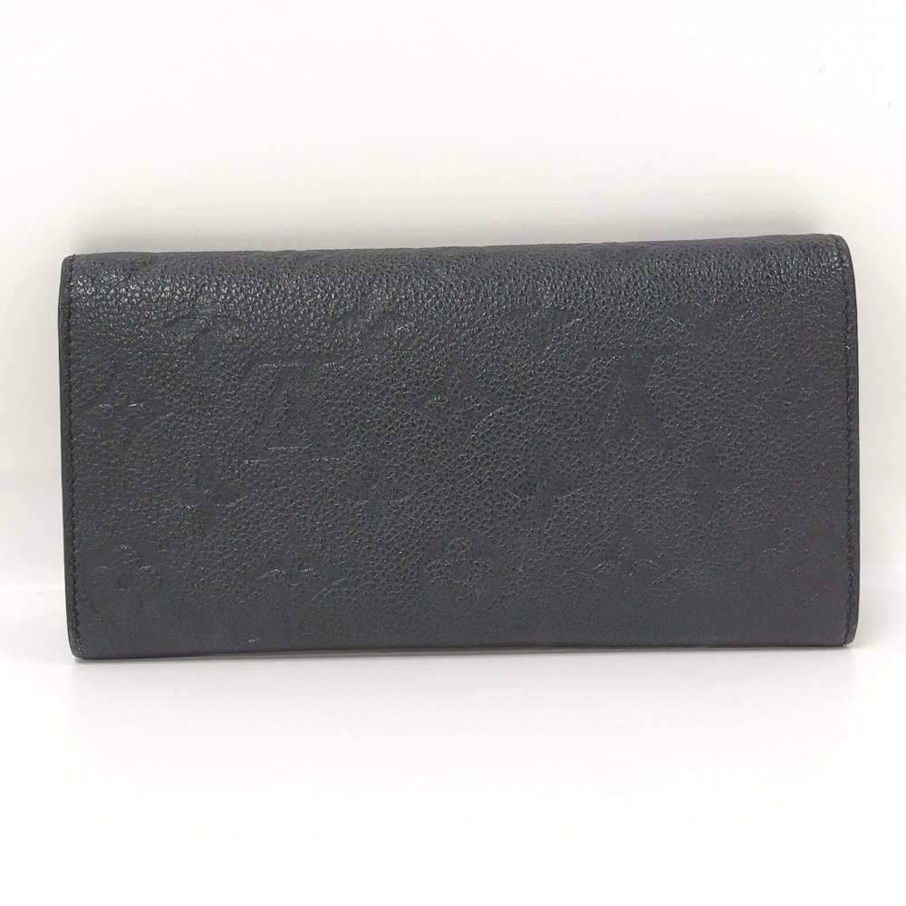 Louis Vuitton Portefeuille Emily Bifold Wallet Monogram Empreinte Noir — view 3