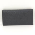 Louis Vuitton Portefeuille Emily Bifold Wallet Monogram Empreinte Noir — view 3