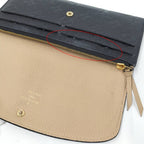 Louis Vuitton Portefeuille Emily Bifold Wallet Monogram Empreinte Noir — view 6