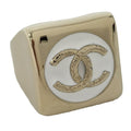 Chanel Ring CC Logo Gold Plated Color 26c