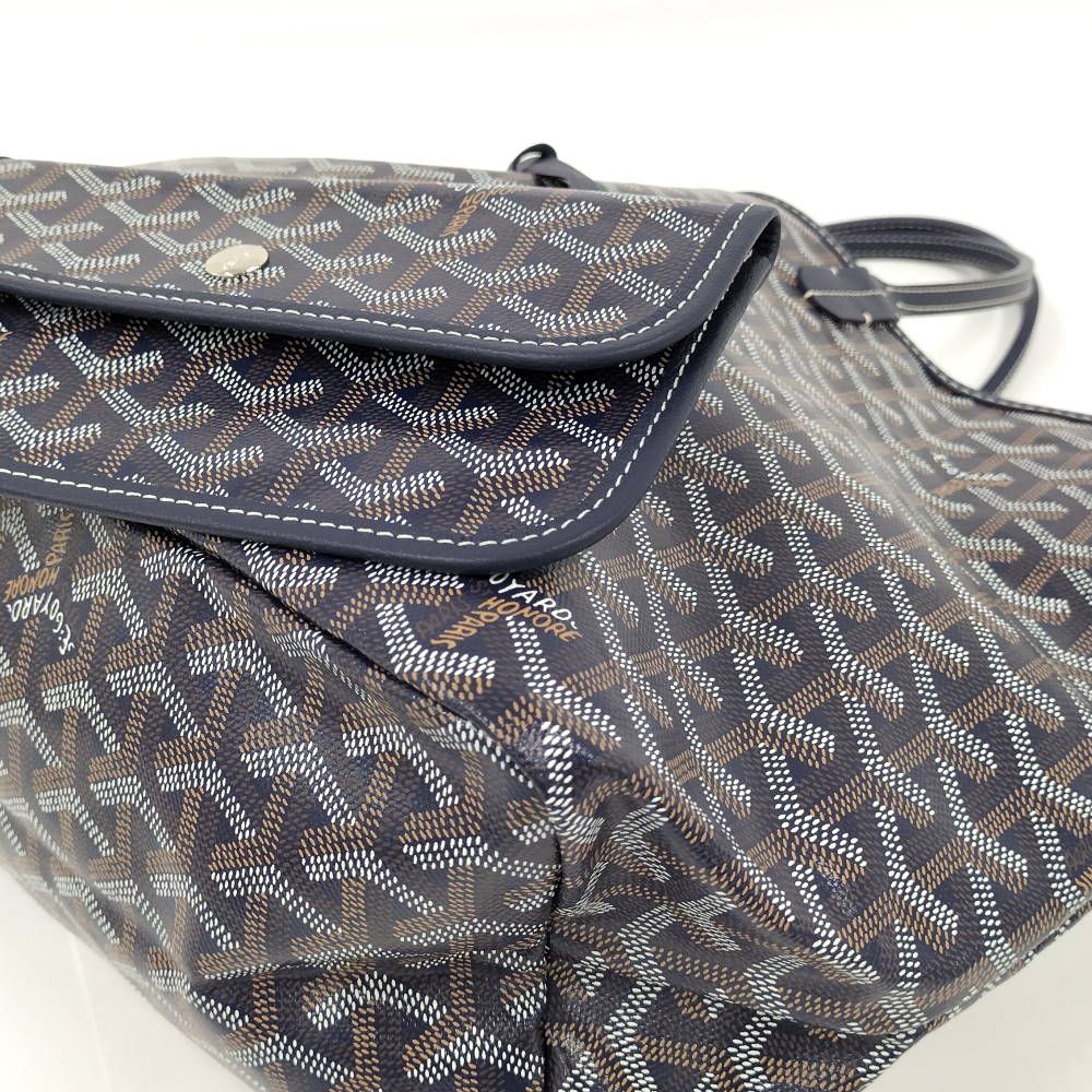 Goyard Saint Louis PM Tote Navy — view 3