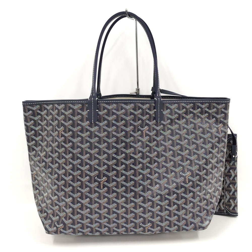 Goyard Saint Louis PM Tote Navy — view 2