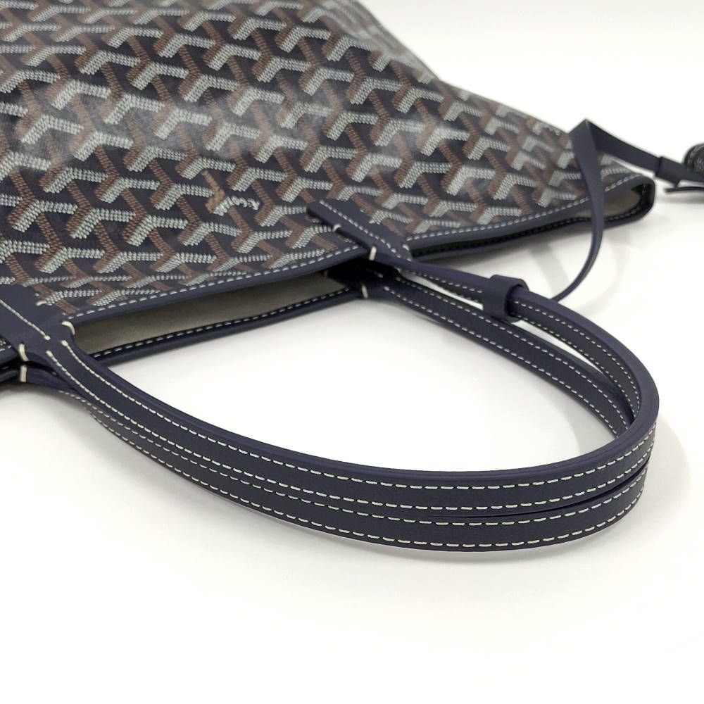 Goyard Saint Louis PM Tote Navy — view 4
