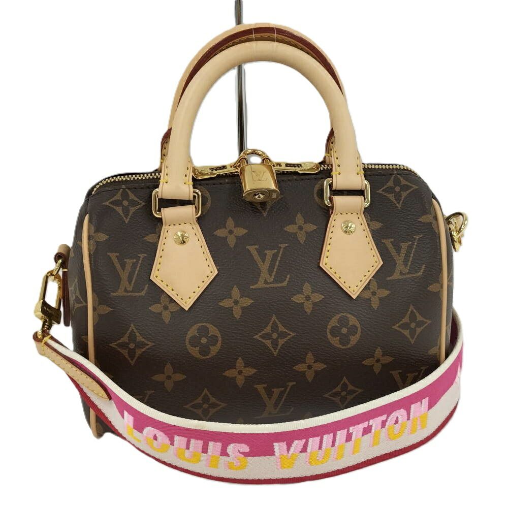 Louis Vuitton Speedy Bandouliere 20 Monogram Fuchsia Handbag