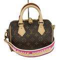 Louis Vuitton Speedy Bandouliere 20 Monogram Fuchsia Handbag