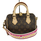 Louis Vuitton Speedy Bandouliere 20 Monogram Fuchsia Handbag