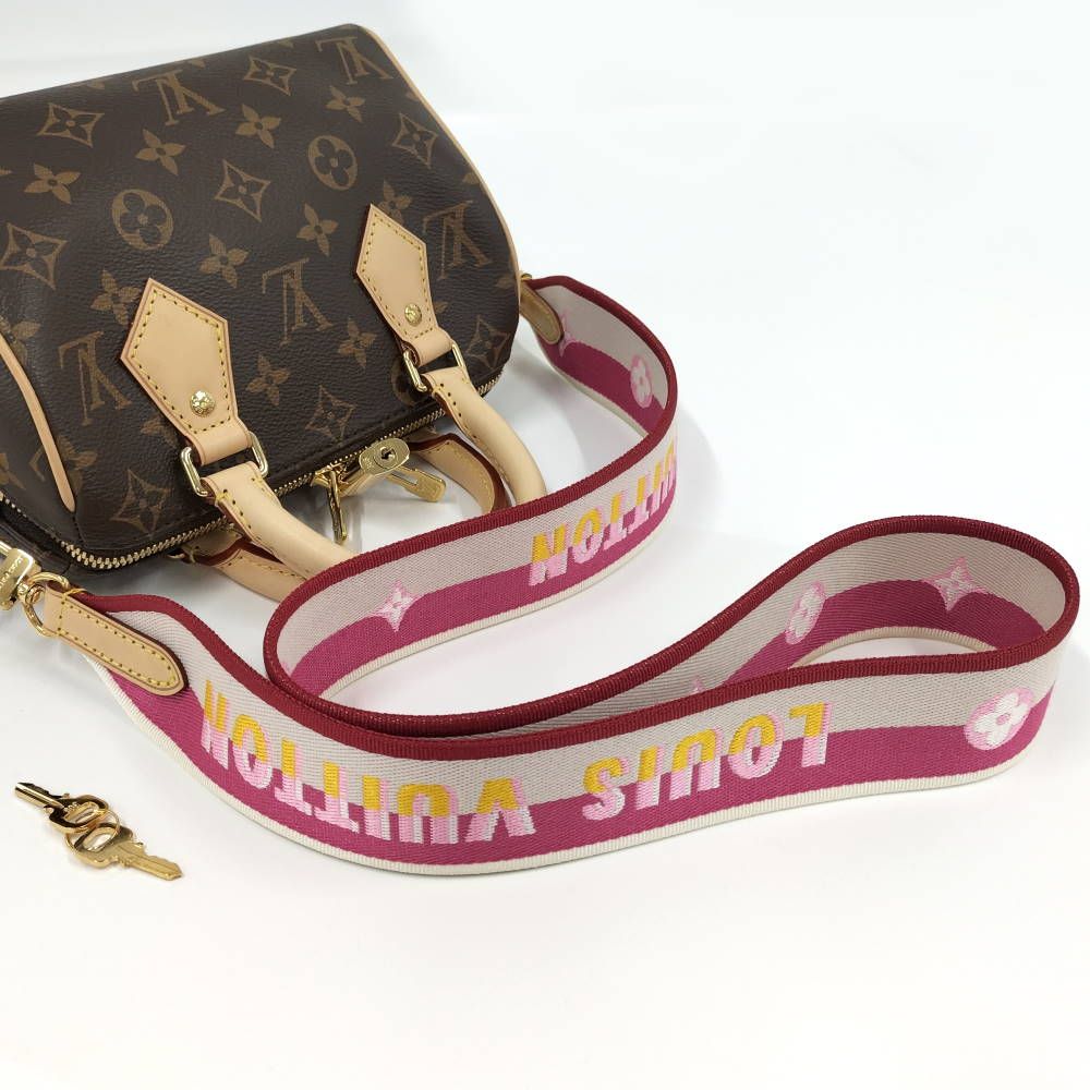 Louis Vuitton Speedy Bandouliere 20 Monogram Fuchsia Handbag — view 7
