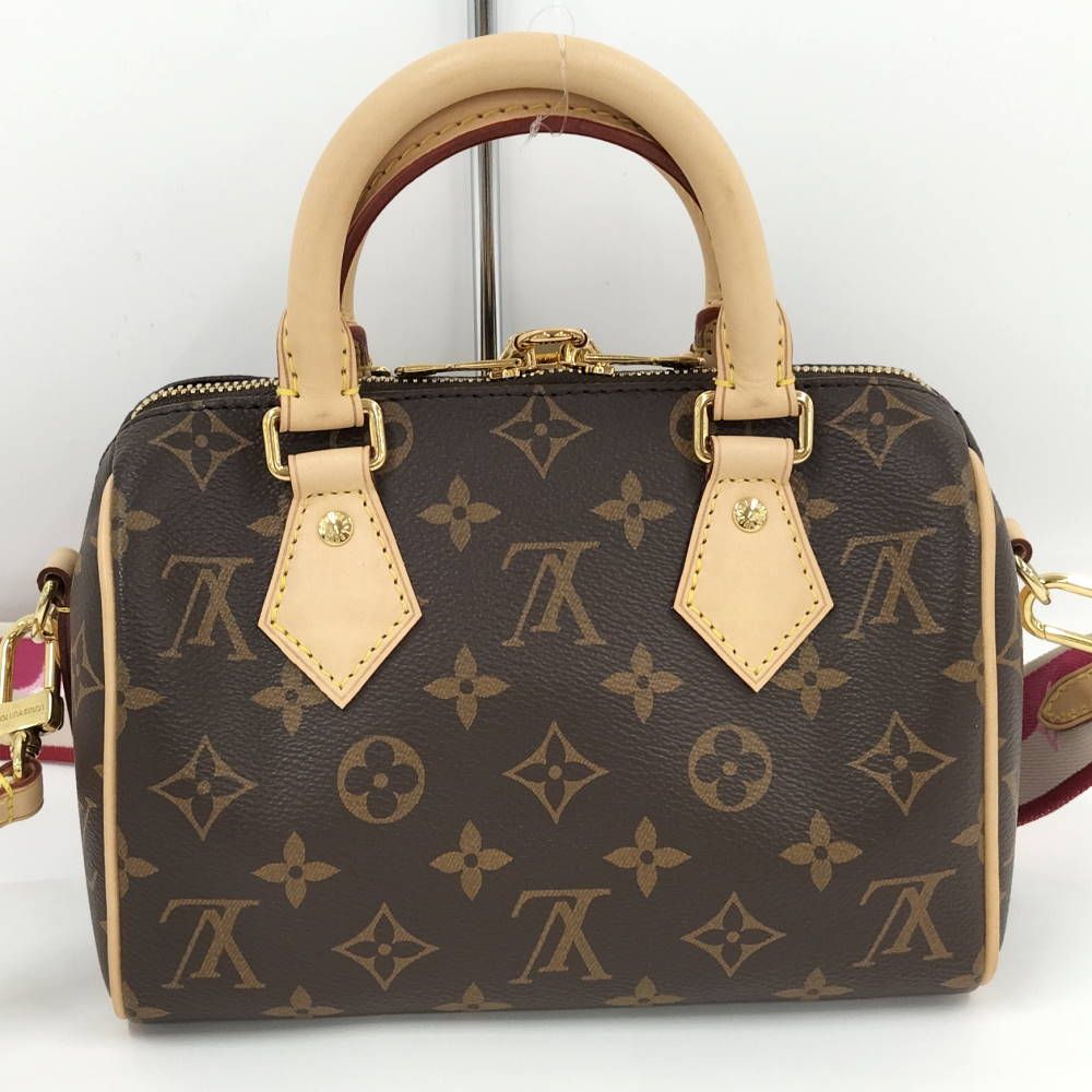 Louis Vuitton Speedy Bandouliere 20 Monogram Fuchsia Handbag — view 2