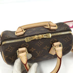 Louis Vuitton Speedy Bandouliere 20 Monogram Fuchsia Handbag — view 5
