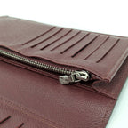 Louis Vuitton Portefeuille Brazza Bifold Wallet Taiga Navy Bordeaux — view 8
