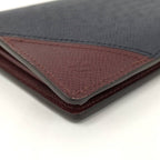 Louis Vuitton Portefeuille Brazza Bifold Wallet Taiga Navy Bordeaux — view 5