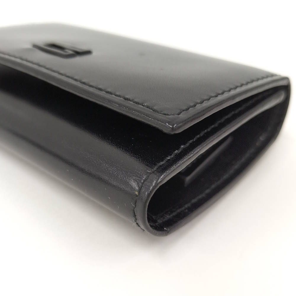 Gucci Key Case 6 Black Leather Key Holder — view 5
