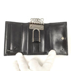 Gucci Key Case 6 Black Leather Key Holder — view 3