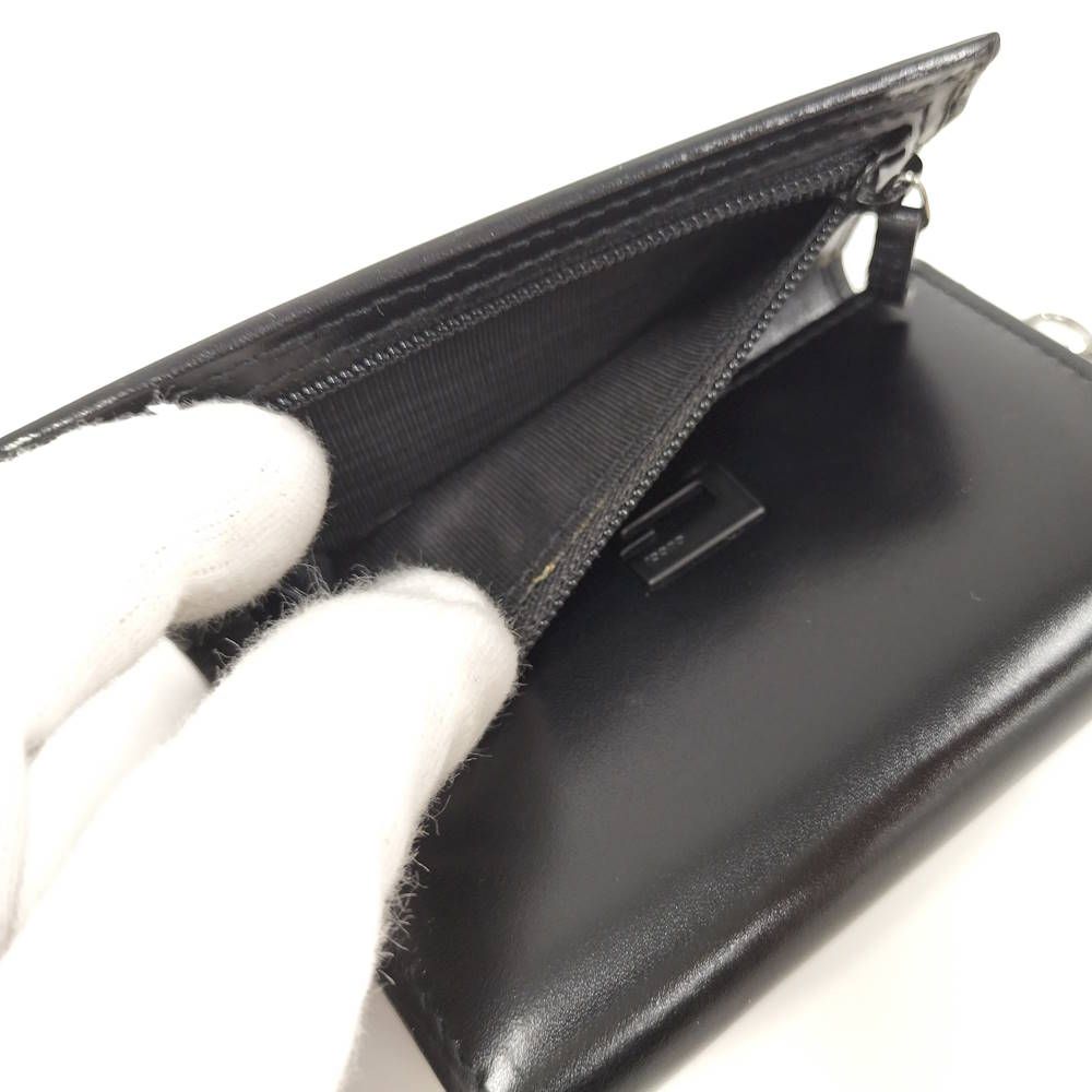 Gucci Key Case 6 Black Leather Key Holder — view 9