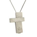 Gucci Separate Cross Necklace Silver