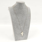 Gucci Separate Cross Necklace Silver — view 9