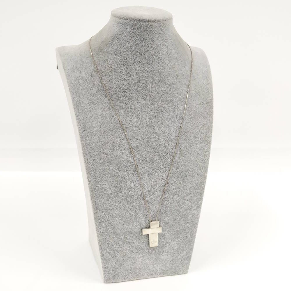 Gucci Separate Cross Necklace Silver — view 9