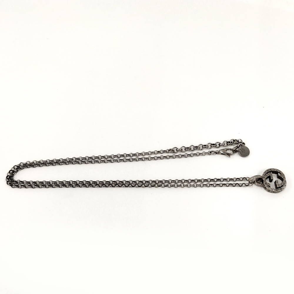 Gucci Necklace Interlocking 925 Sterling Silver — view 3