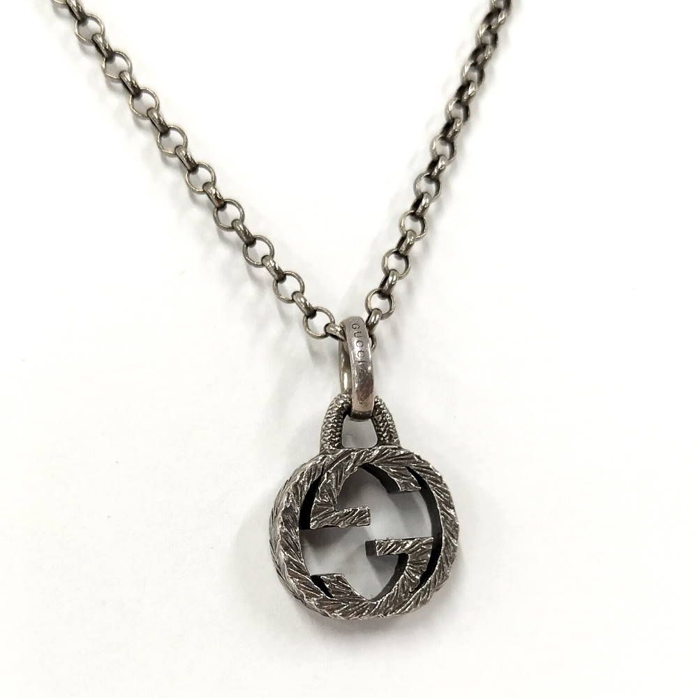 Gucci Necklace Interlocking 925 Sterling Silver