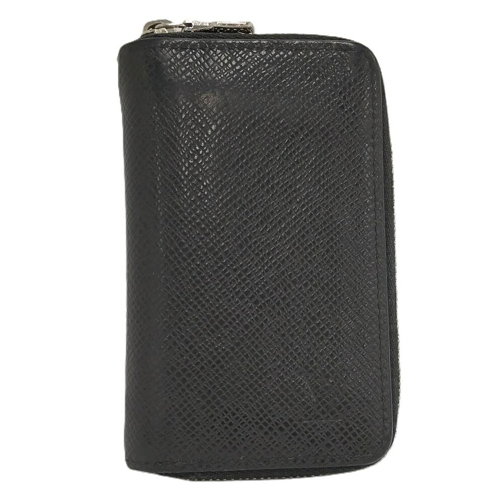 Louis Vuitton Zippy Coin Purse Taiga Noir