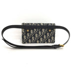 Dior Waist Bag Oblique Trotter Canvas Navy — view 2