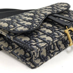 Dior Waist Bag Oblique Trotter Canvas Navy — view 4