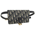 Dior Waist Bag Oblique Trotter Canvas Navy
