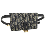 Dior Waist Bag Oblique Trotter Canvas Navy