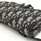 Dior Waist Bag Oblique Trotter Canvas Navy — view 3