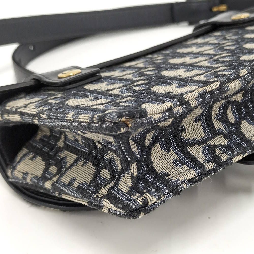 Dior Waist Bag Oblique Trotter Canvas Navy — view 5