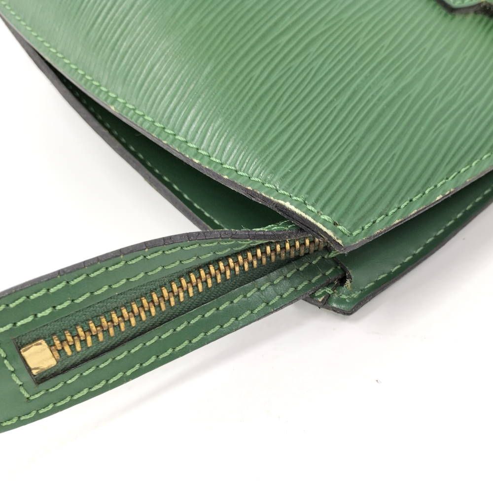 Louis Vuitton Saint Jacques Shopping Shoulder Bag Epi Green — view 6