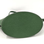 Louis Vuitton Saint Jacques Shopping Shoulder Bag Epi Green — view 5