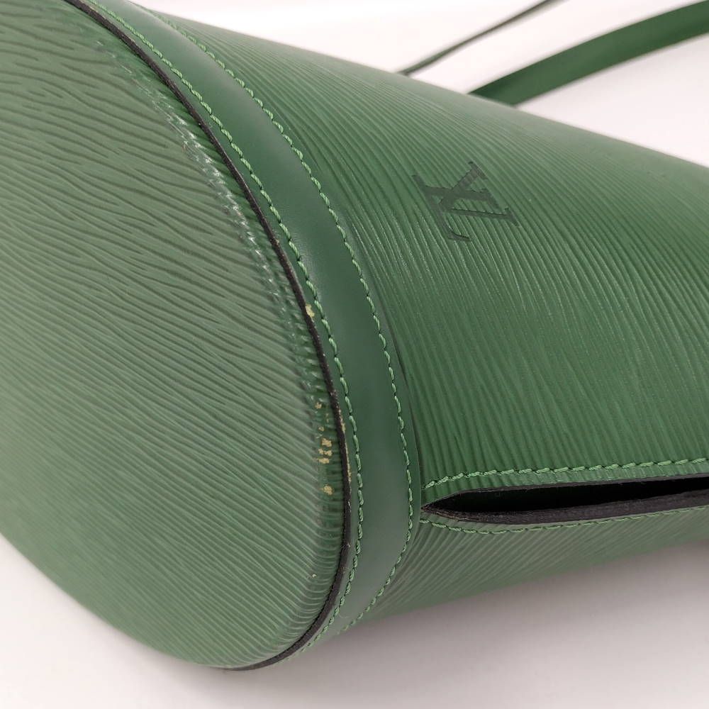 Louis Vuitton Saint Jacques Shopping Shoulder Bag Epi Green — view 3