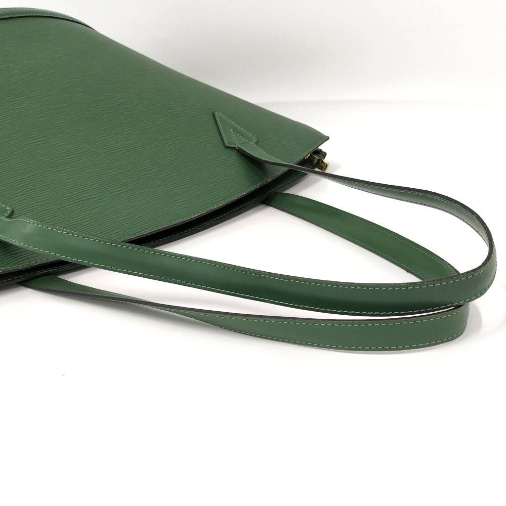 Louis Vuitton Saint Jacques Shopping Shoulder Bag Epi Green — view 4