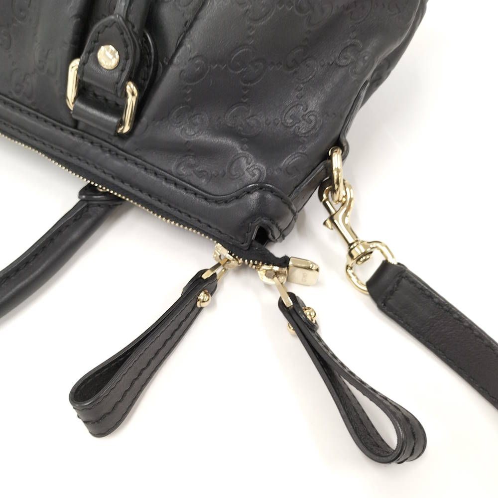 Gucci Handbag Guccissima Black — view 6
