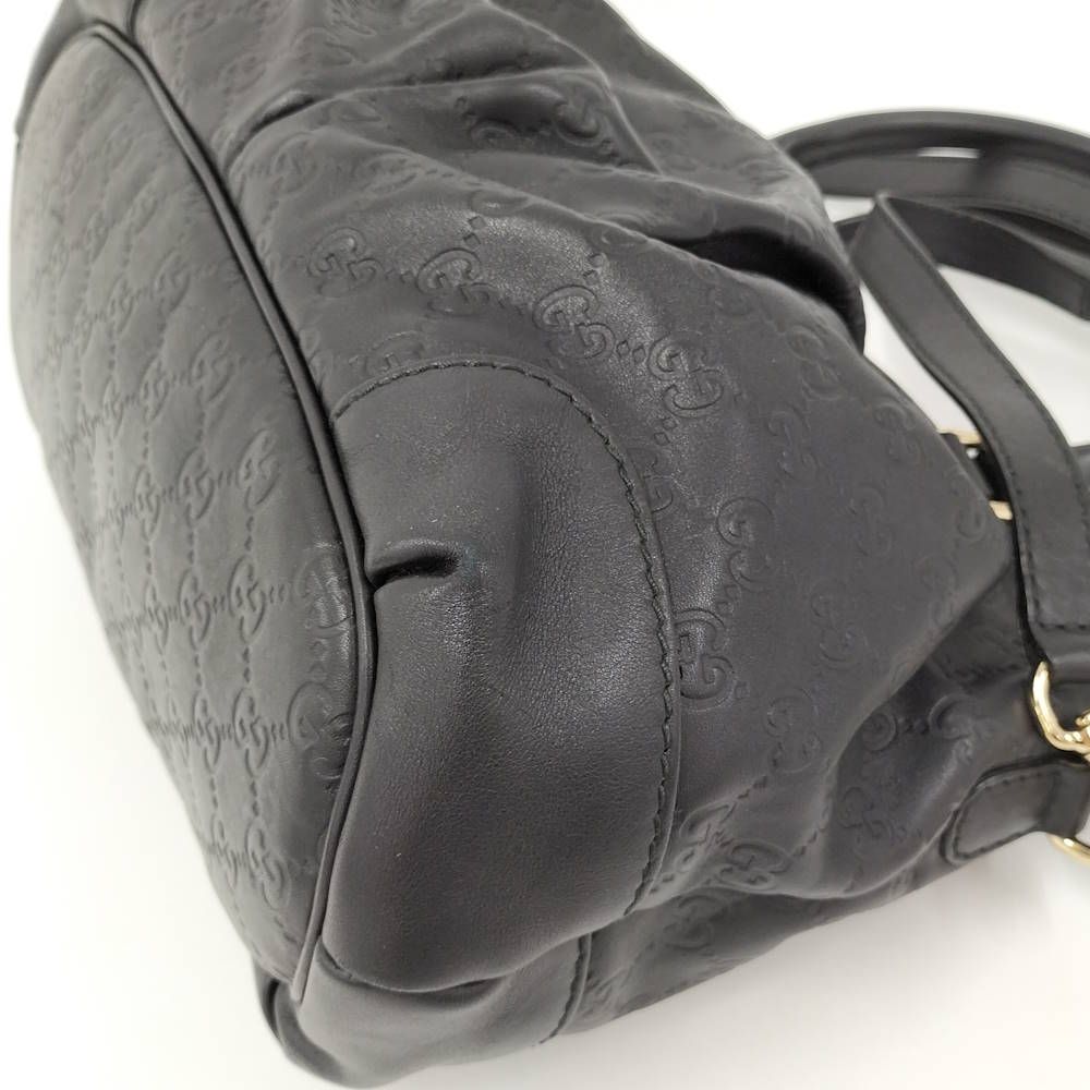 Gucci Handbag Guccissima Black — view 5