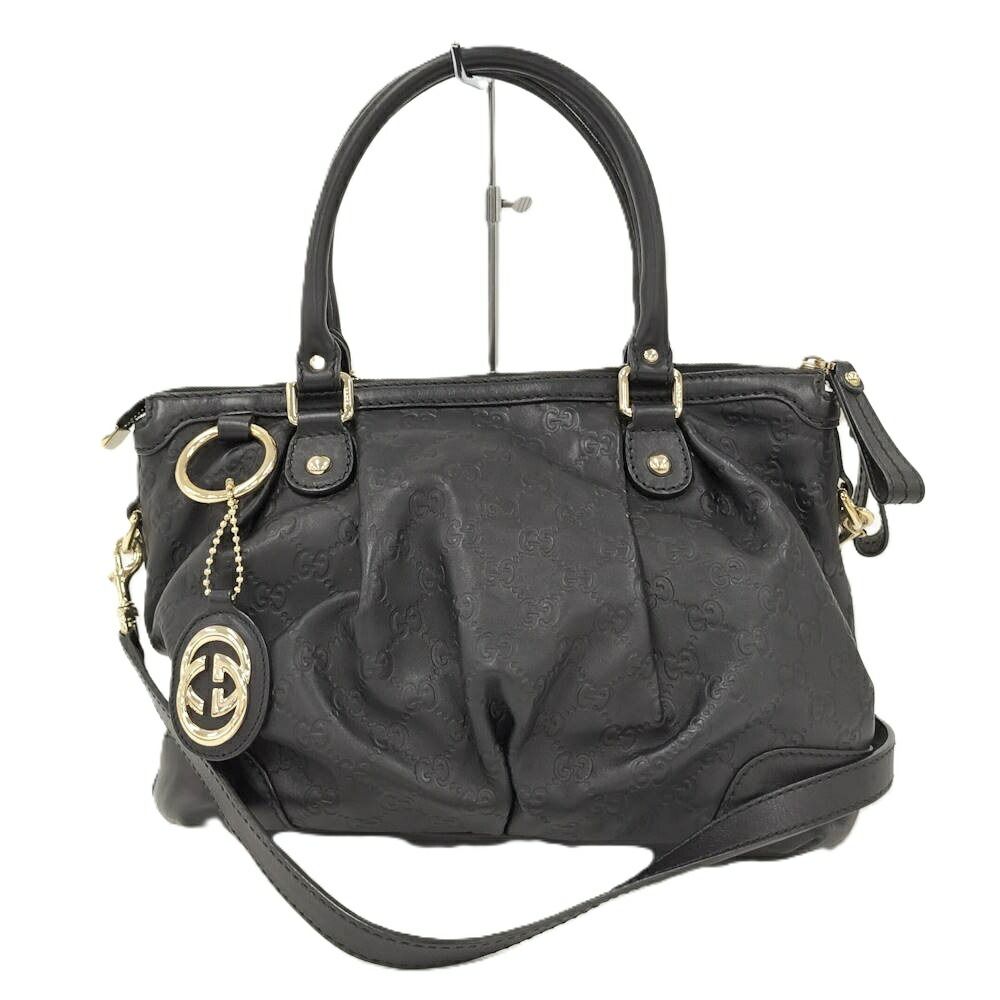 Gucci Handbag Guccissima Black