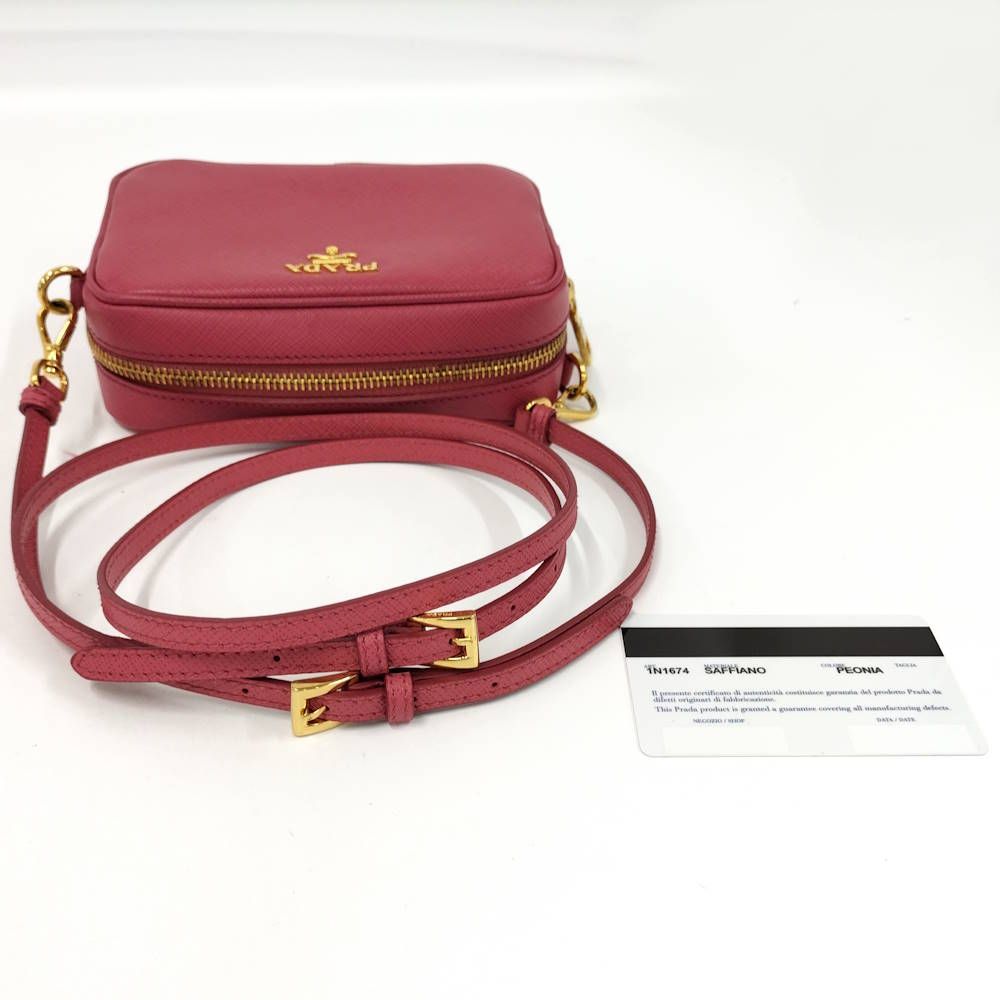 Prada Saffiano Mini Shoulder — view 6