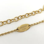 Louis Vuitton Necklace LV Script Plated Gold — view 6