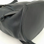 Loewe Drawstring Backpack Leather Green — view 4