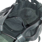 Loewe Drawstring Backpack Leather Green — view 8