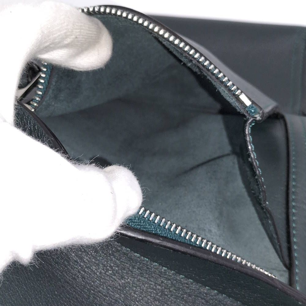 Loewe Drawstring Backpack Leather Green — view 9